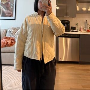 Weatherproof Light Yellow Quilted Jacket